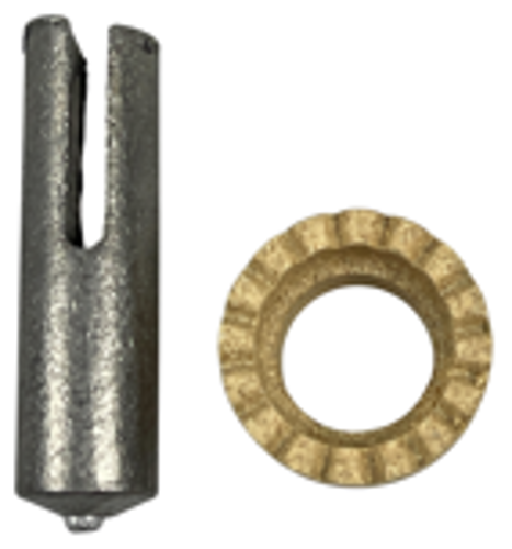 lidset Stift Ø10x030, slidts 15 mm Matr. 1.4841