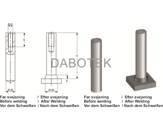 UD Stift Ø16X20 mm Matr. A2-50 efter EN ISO 13918