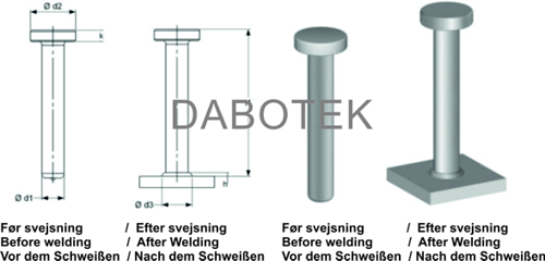 SD Shear Connector 10x175 mm Matr. S235J2+C470 Dyvel