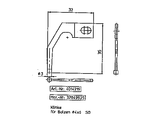 KLINKE F/SIK Ø2,3-Ø3x6