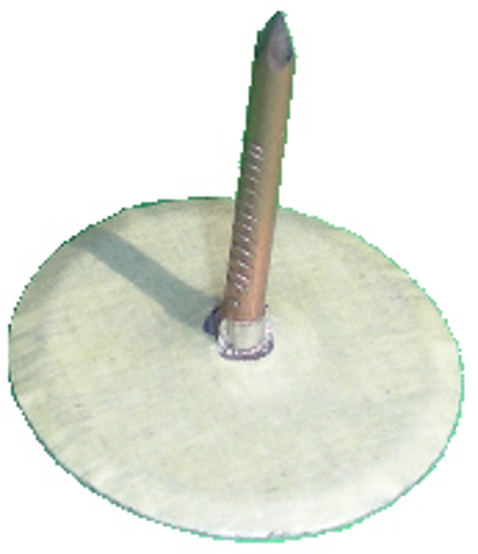 Tallerkenstift Ø30x58x2,7mm, Klips Isoleret