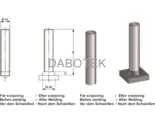 UD Stift Ø5X20 mm stål 4.8 efter EN ISO 13918