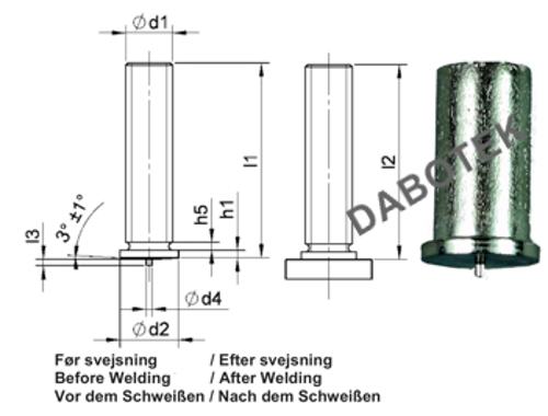 UT STIFT Ø6x55 Matr. Almg3